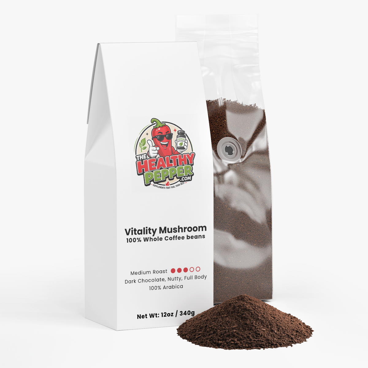 Vitality Mushroom Coffee (Medium Roast)