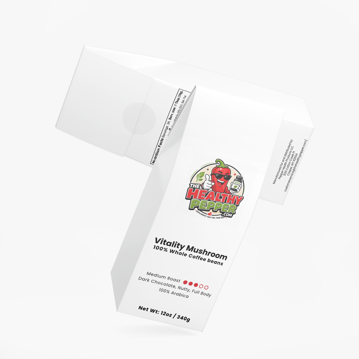 Vitality Mushroom Coffee (Medium Roast)