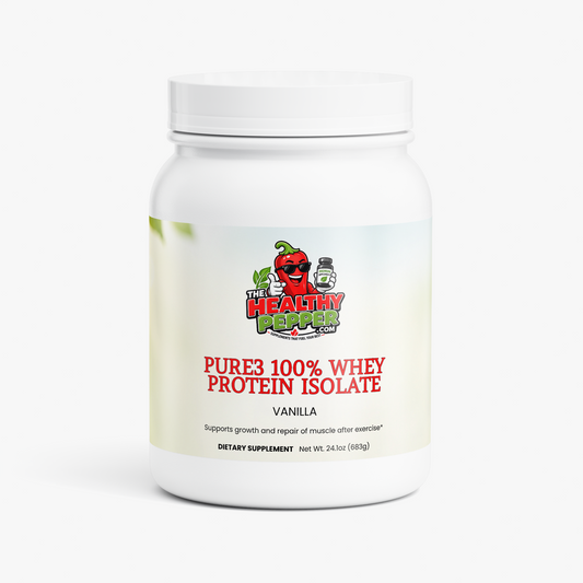Pure3 100% Whey Protein Isolate (Vanilla)